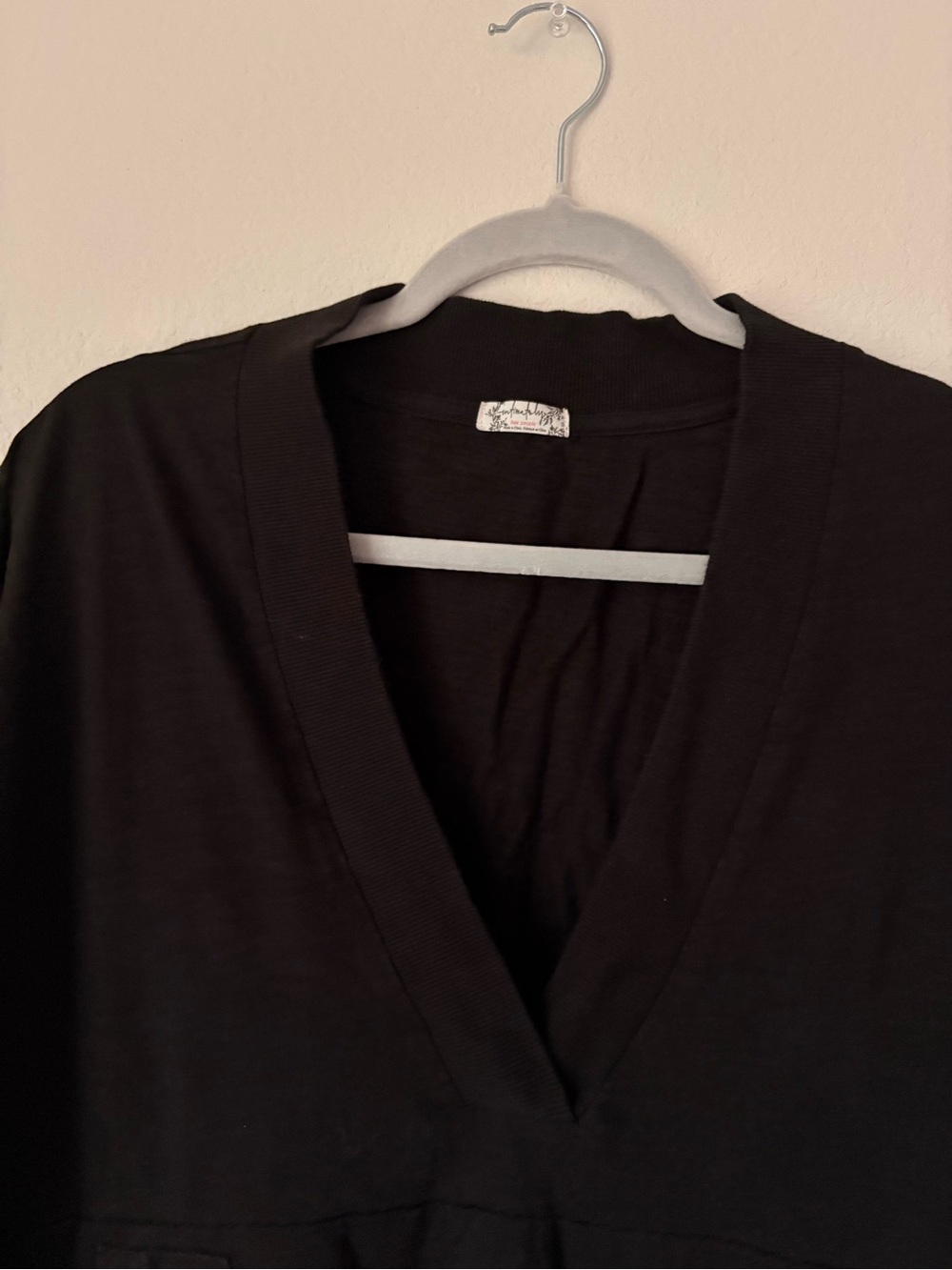 Free People Black V‑Neck Swim Coverup Romper - Picture 6 of 9